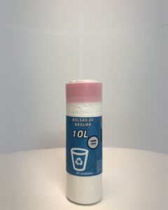 Bolsa de Basura Blanca Perfumada 10L